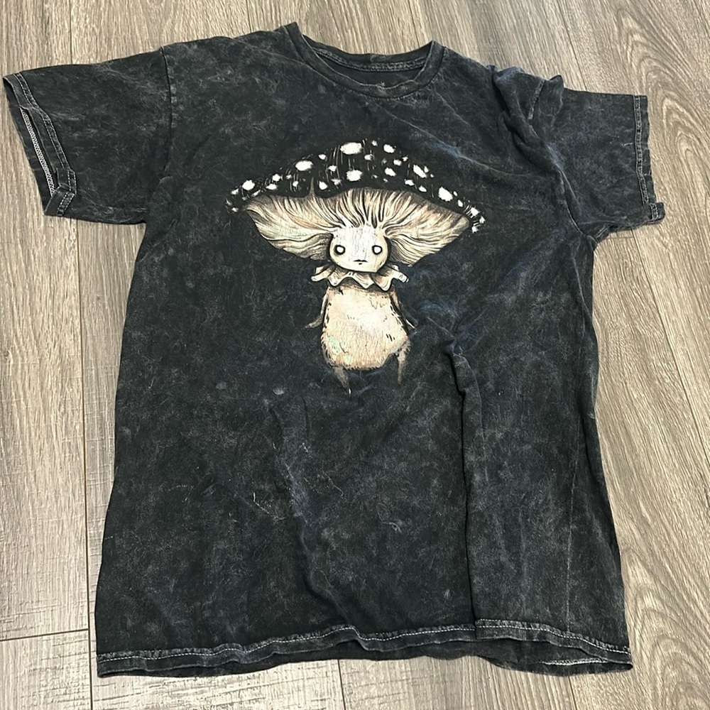 Stephanie Bayles mushroom tee cute emo pajama
